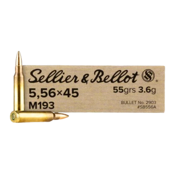Sellier & Bellot 5.56 NATO Soft Point 1000 Rounds