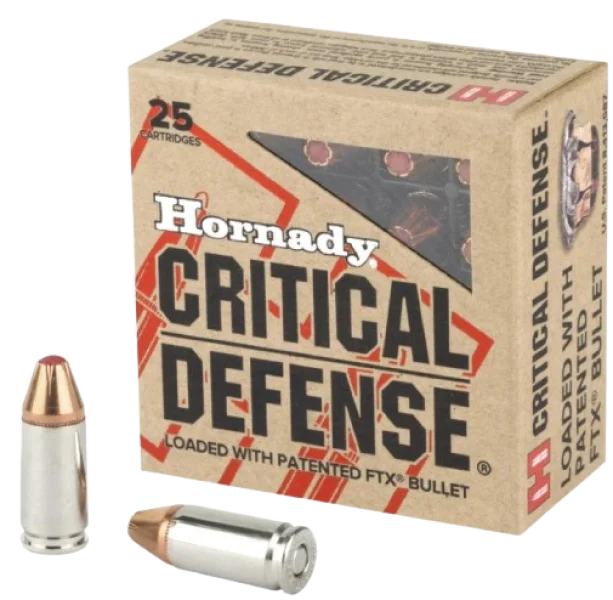 Hornady 9mm Critical Defense 50 Rounds