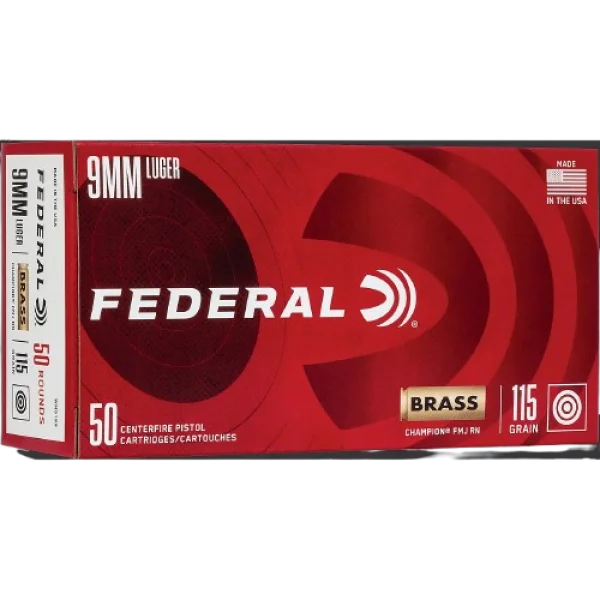Federal 9mm Fmj 50 Rounds