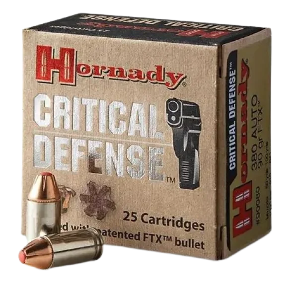 Hornady Critical Defense 9mm 115gr FTX (25 Rounds)