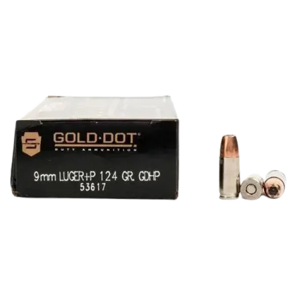 Speer 9mm Gold Dot 100 Rounds