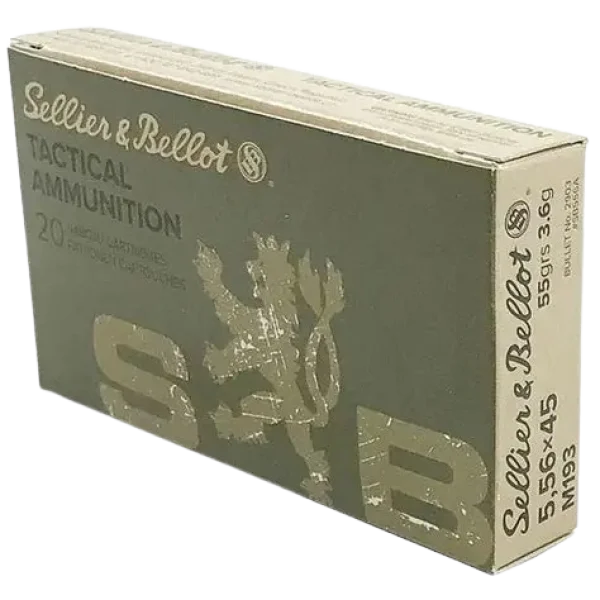 Sellier & Bellot 5.56 NATO Match 20 Rounds