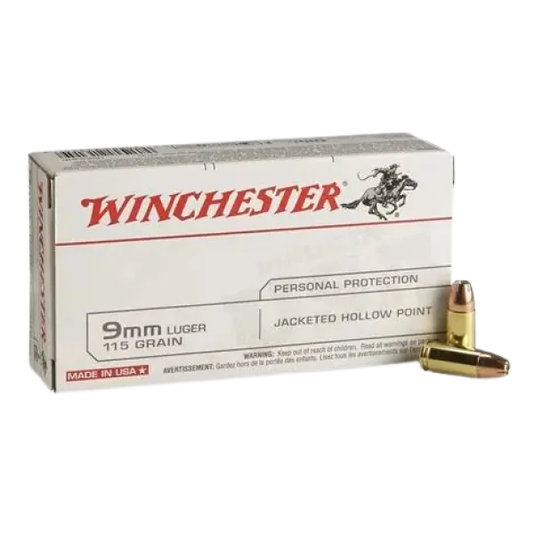 Winchester 9mm Jhp 50 Rounds