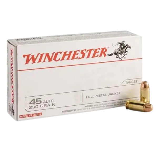 Winchester .45 ACP FMJ 50 Rounds