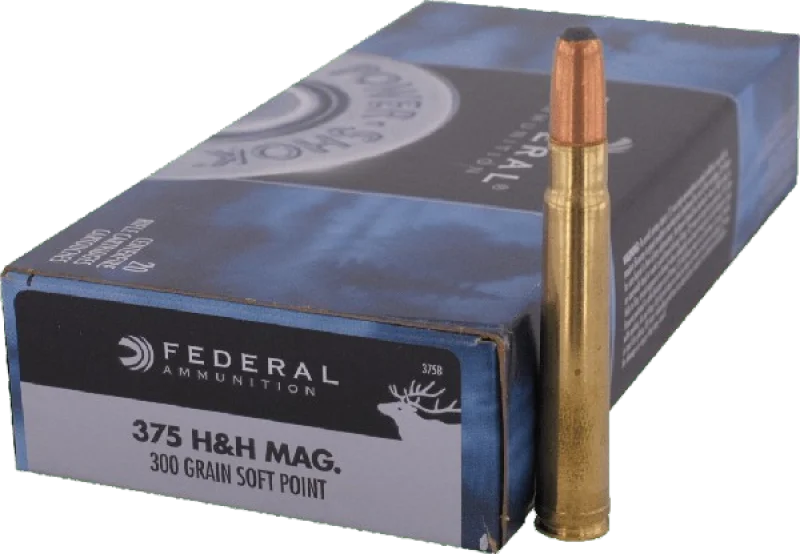 Federal Premium .375 H&H Magnum 50 Rounds