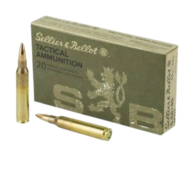 Sellier & Bellot 5.56 NATO Soft Point 20 Rounds