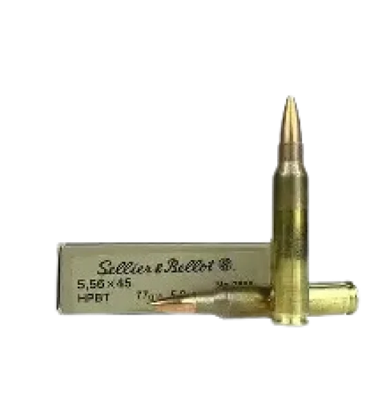 Sellier & Bellot 5.56 NATO Soft Point 50 Rounds