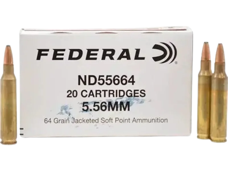 Federal 5.56 NATO Soft Point 100 Rounds