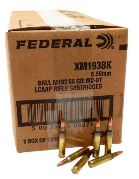 Federal 5.56 NATO V-MAX 1000 Rounds