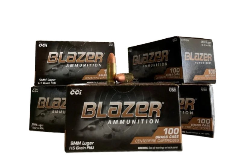 Blazer 9mm Hst 100 Rounds